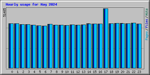 Hourly usage for May 2024